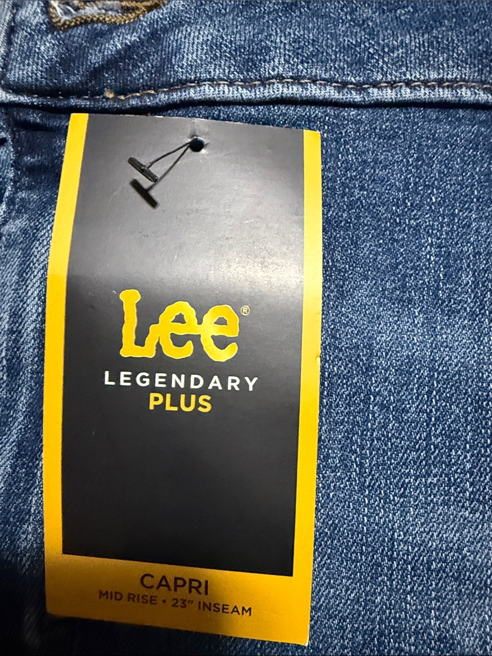 Lee Women's Ankle Cropped Jeans - Medium Blue - Picture 4 of 5